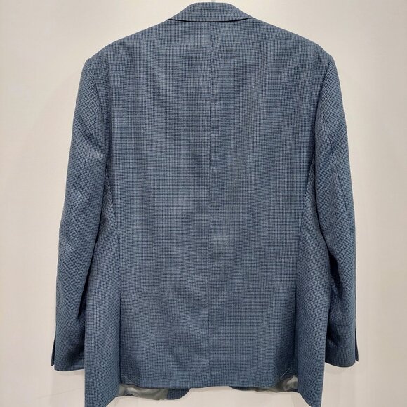 CHAPS  42R Blue Plaid Men's Blazer - Picture 2 of 11